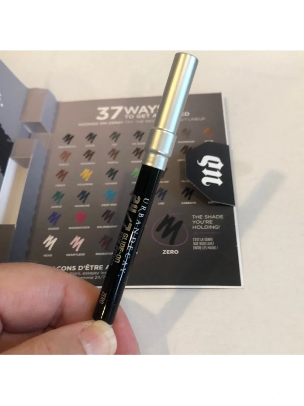 URBAN DECAY Glide-On Eye Pencil in Zero Black 0.03oz Purse Travel Size NIP
